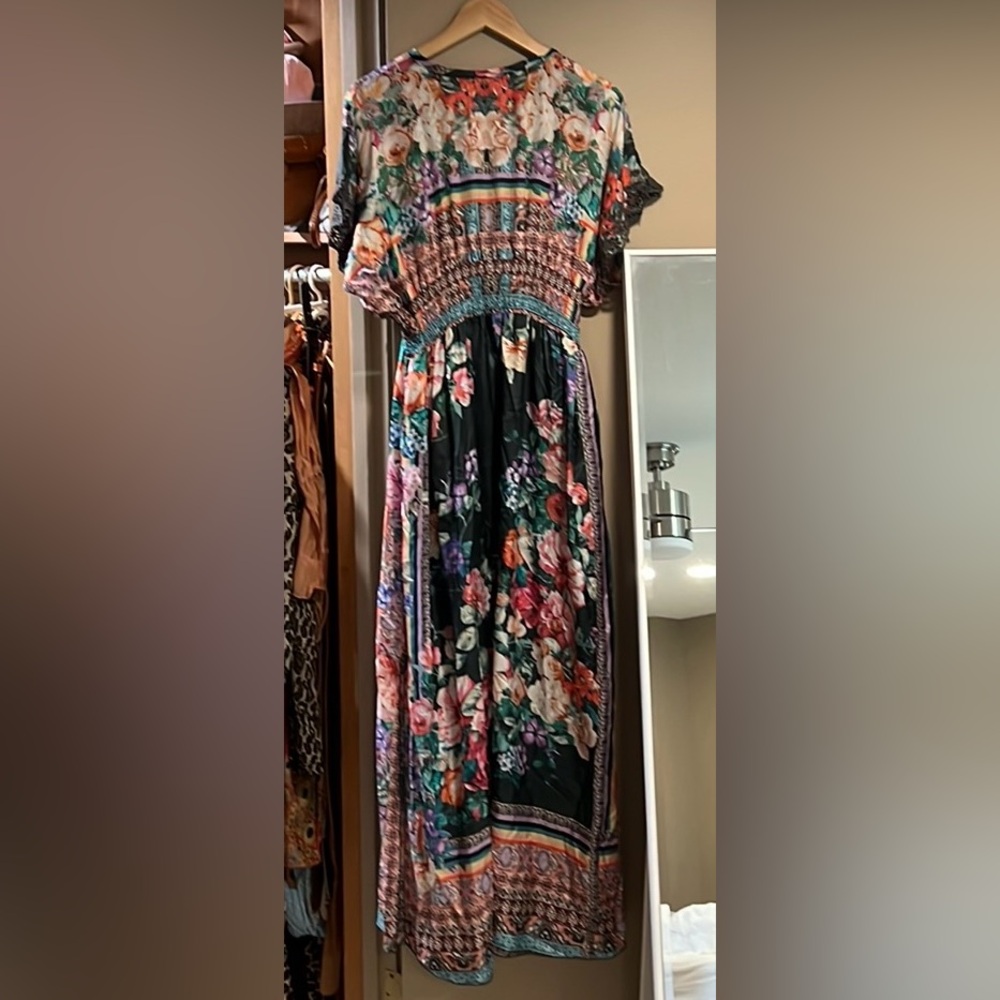 Johnny Was Brenda Silk Floral Maxi Dress NWT - Picture 10 of 10